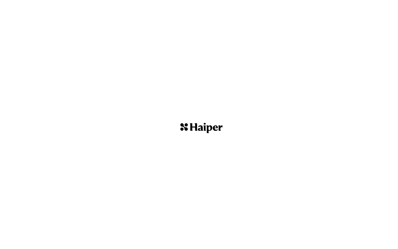 Haiper homepage